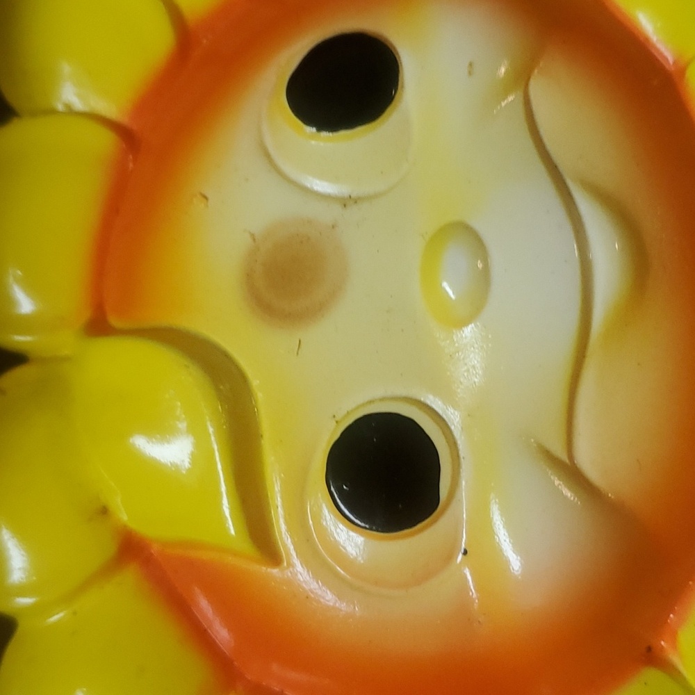Vintage 1970s chalkware Sunflower pot holder hangers wall art - Picture 7 of 10